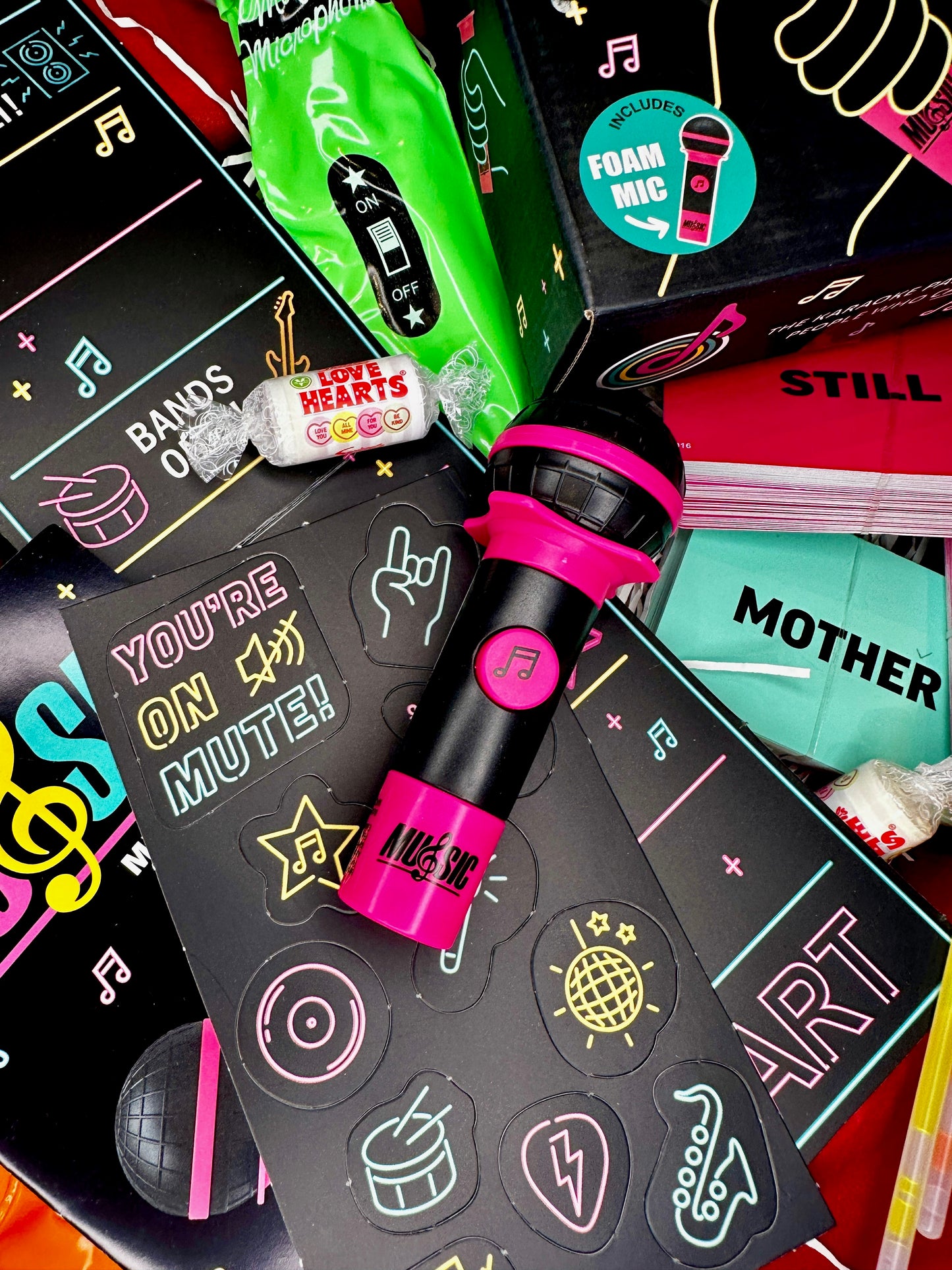 Karaoke Style Grab the Mic Date Night Gift Box
