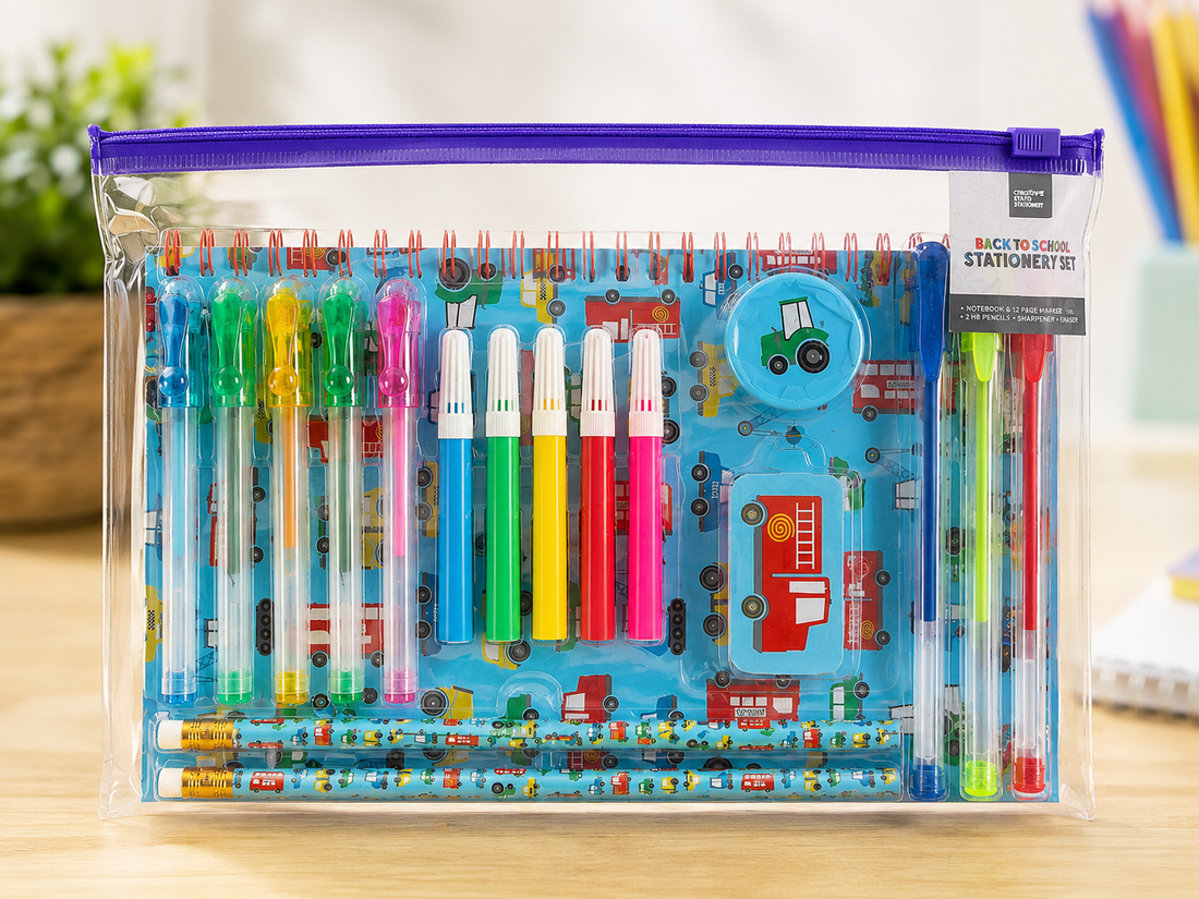 Boys Back to School Hamper – Space & Dinosaur Stationery Gift Box