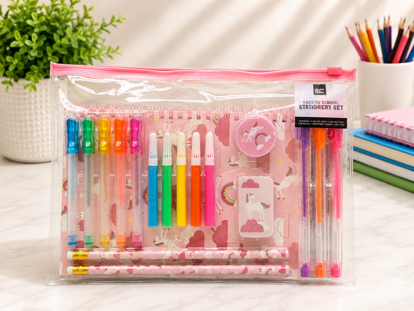 Girls Back to School Hamper – Unicorn & Animal Stationery Gift Box