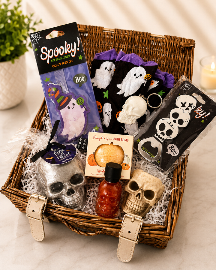 Halloween Boo Box for Him spooky gift hamper full box