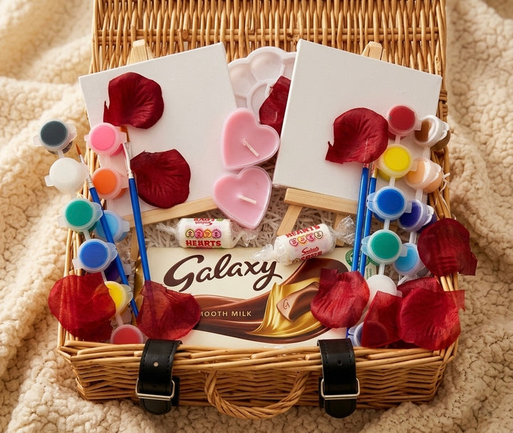Portrait Painting Date Night Gift Set – Creative Couples Night In Box UK