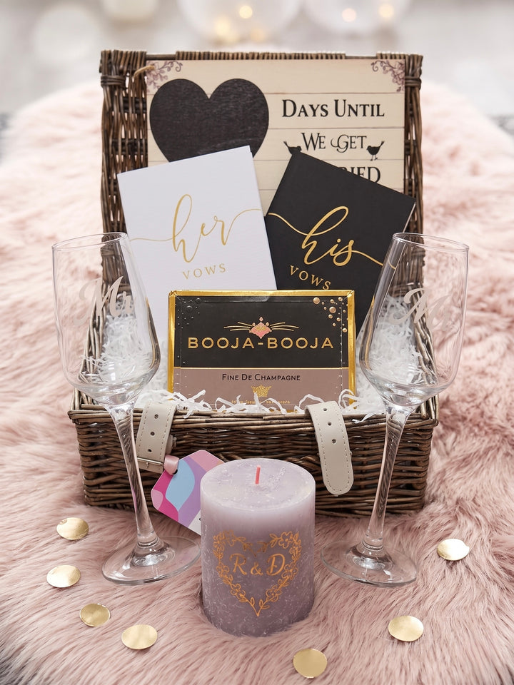 Mr & Mrs Engagement Congratulations Hamper – Luxury Gift Box UK