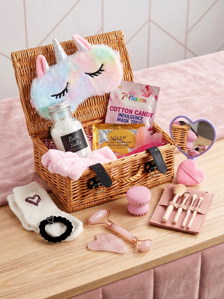Teen Girls Pamper Gift Box – Luxury Self Care & Accessories Hamper UK
