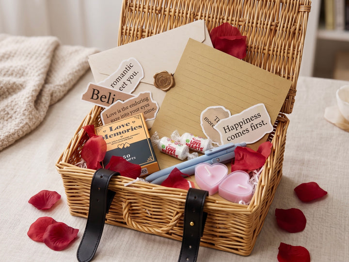 Love Letter Writing Date Night Gift Box – Romantic Couples Activity Kit UK