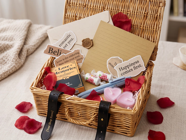 Love Letter Writing Date Night Gift Box – Romantic Couples Activity Kit UK