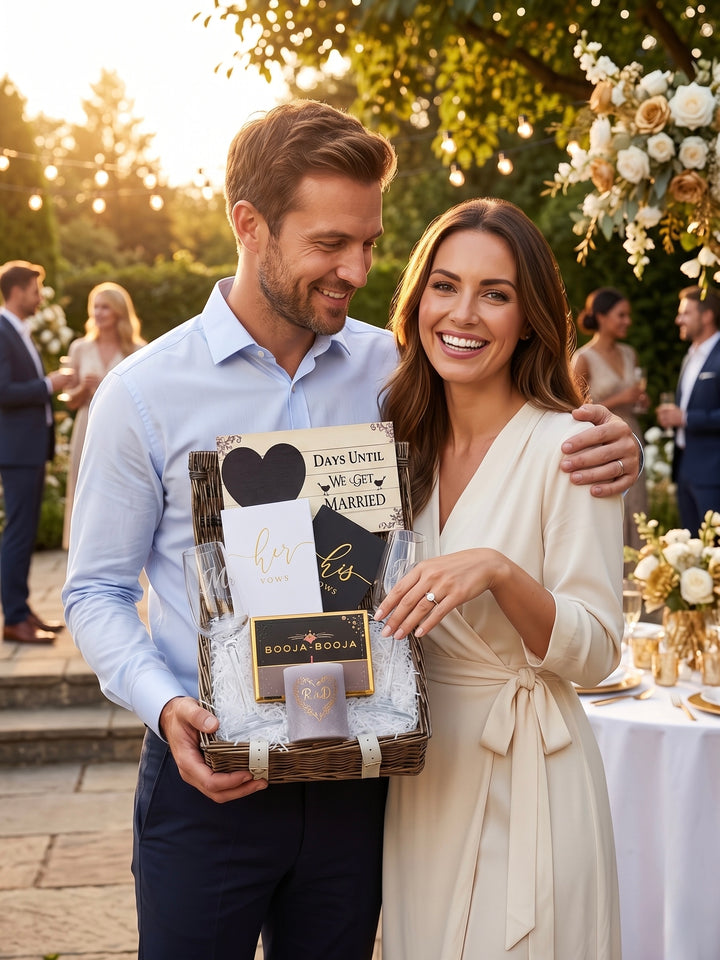 Mr & Mrs Engagement Congratulations Hamper – Luxury Gift Box UK