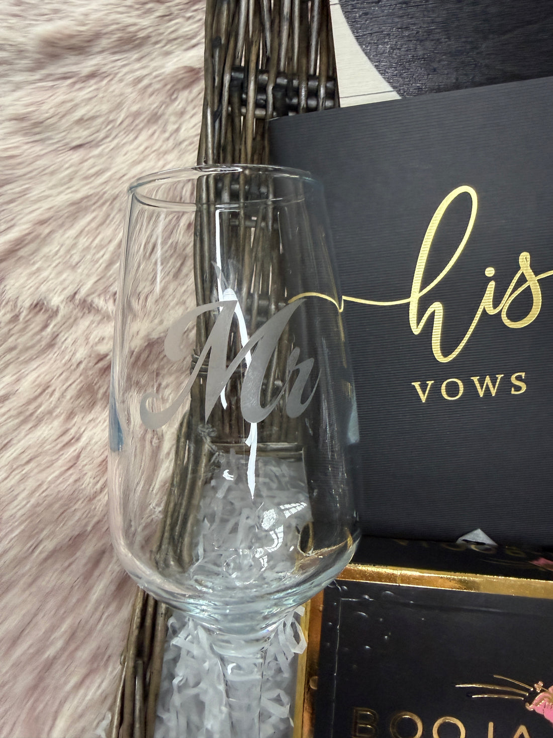 Mr & Mr Personalised Engagement Congratulations Hamper Gift