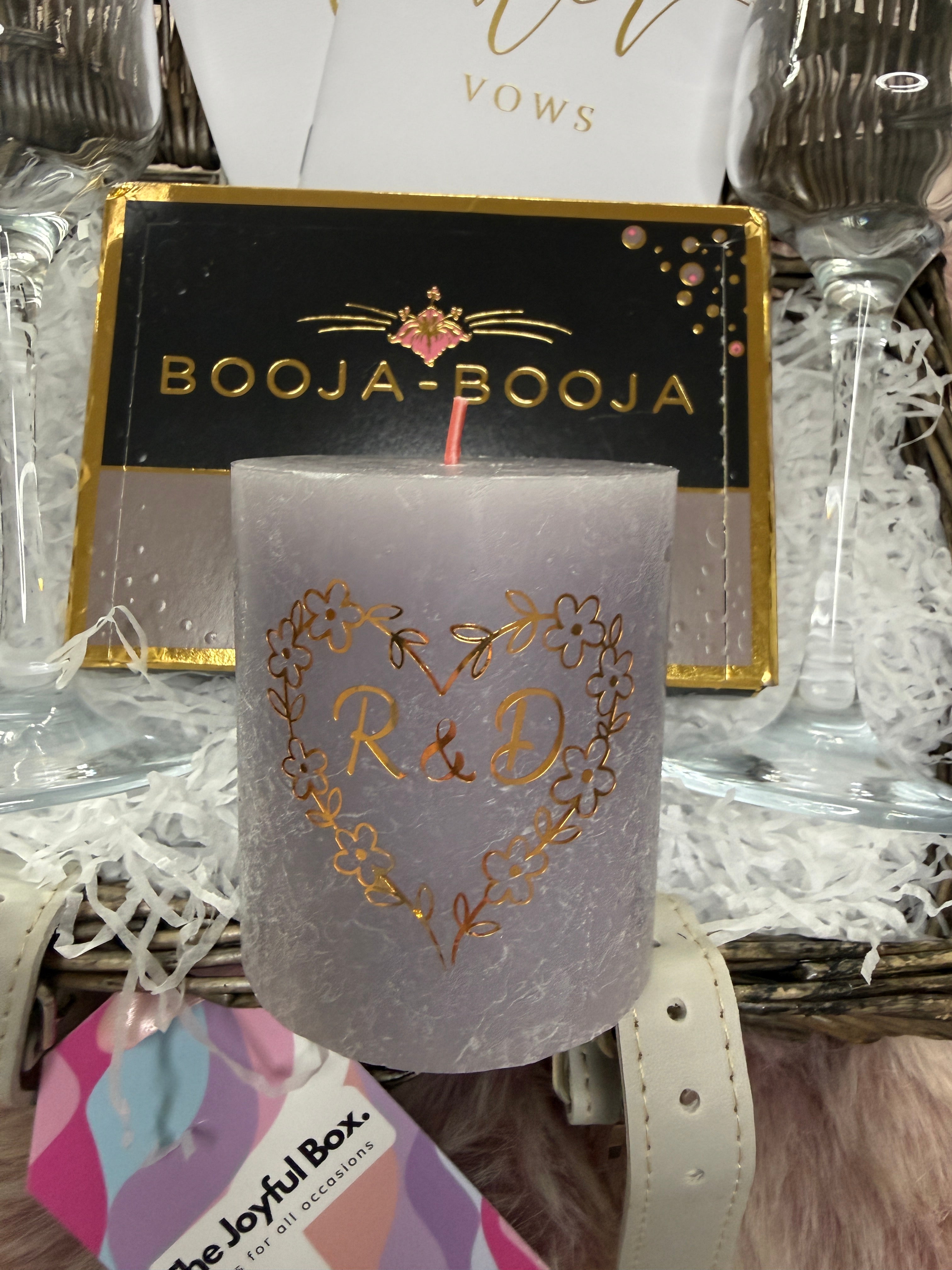 Mrs & Mrs Personalised Engagement Congratulations Hamper Gift