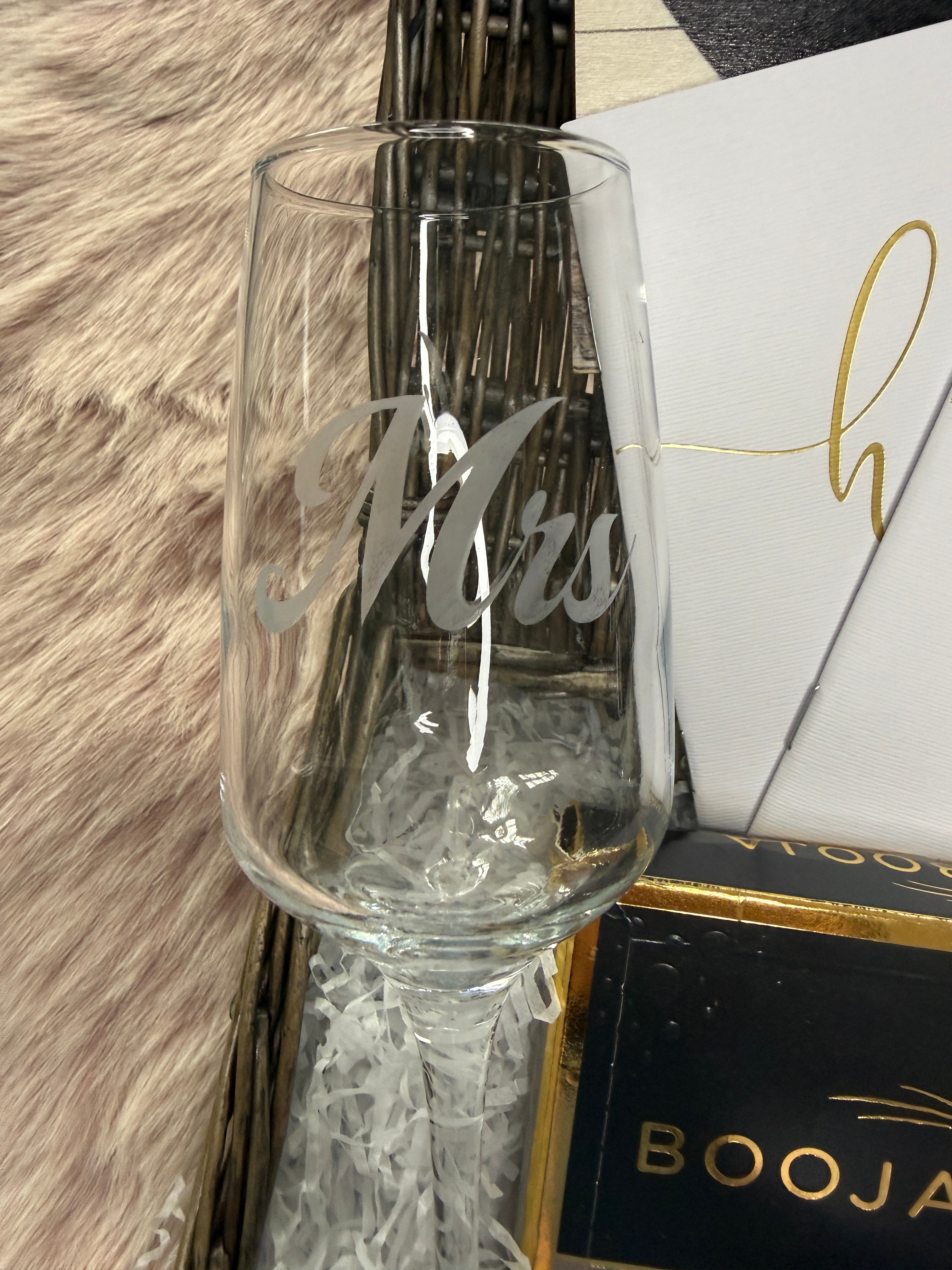 Mrs & Mrs Personalised Engagement Congratulations Hamper Gift