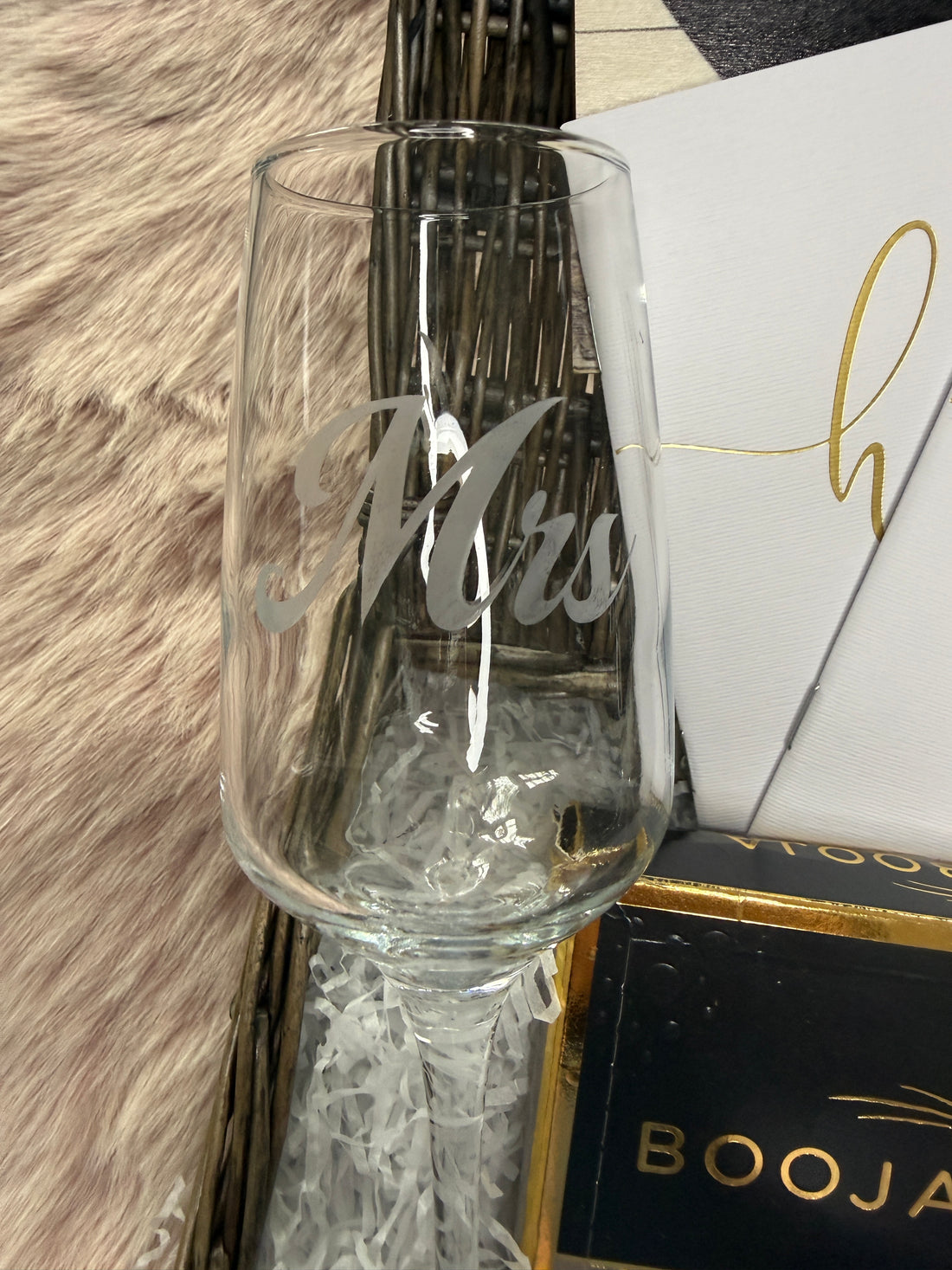 Mrs & Mrs Personalised Engagement Congratulations Hamper Gift