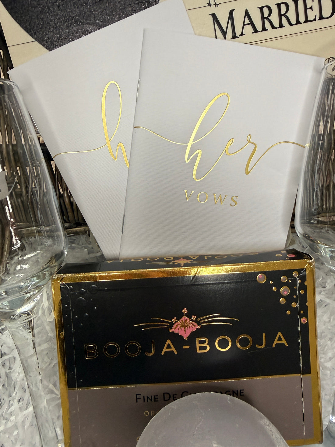 Mrs & Mrs Personalised Engagement Congratulations Hamper Gift