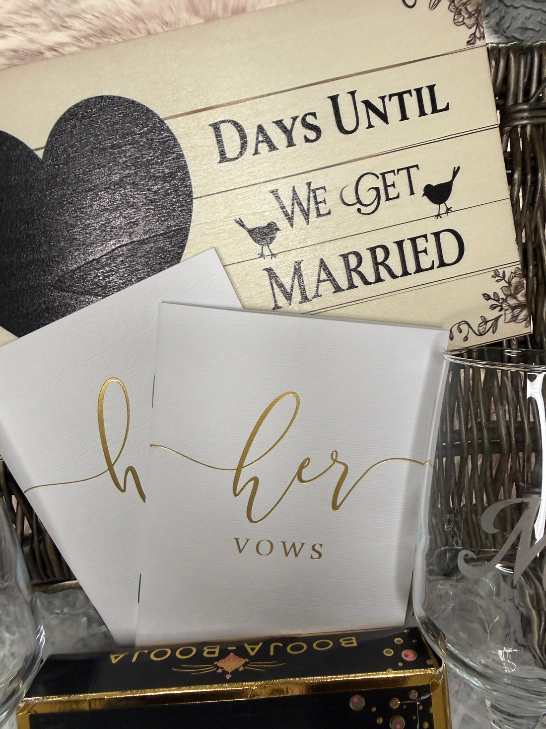 Mrs & Mrs Personalised Engagement Congratulations Hamper Gift