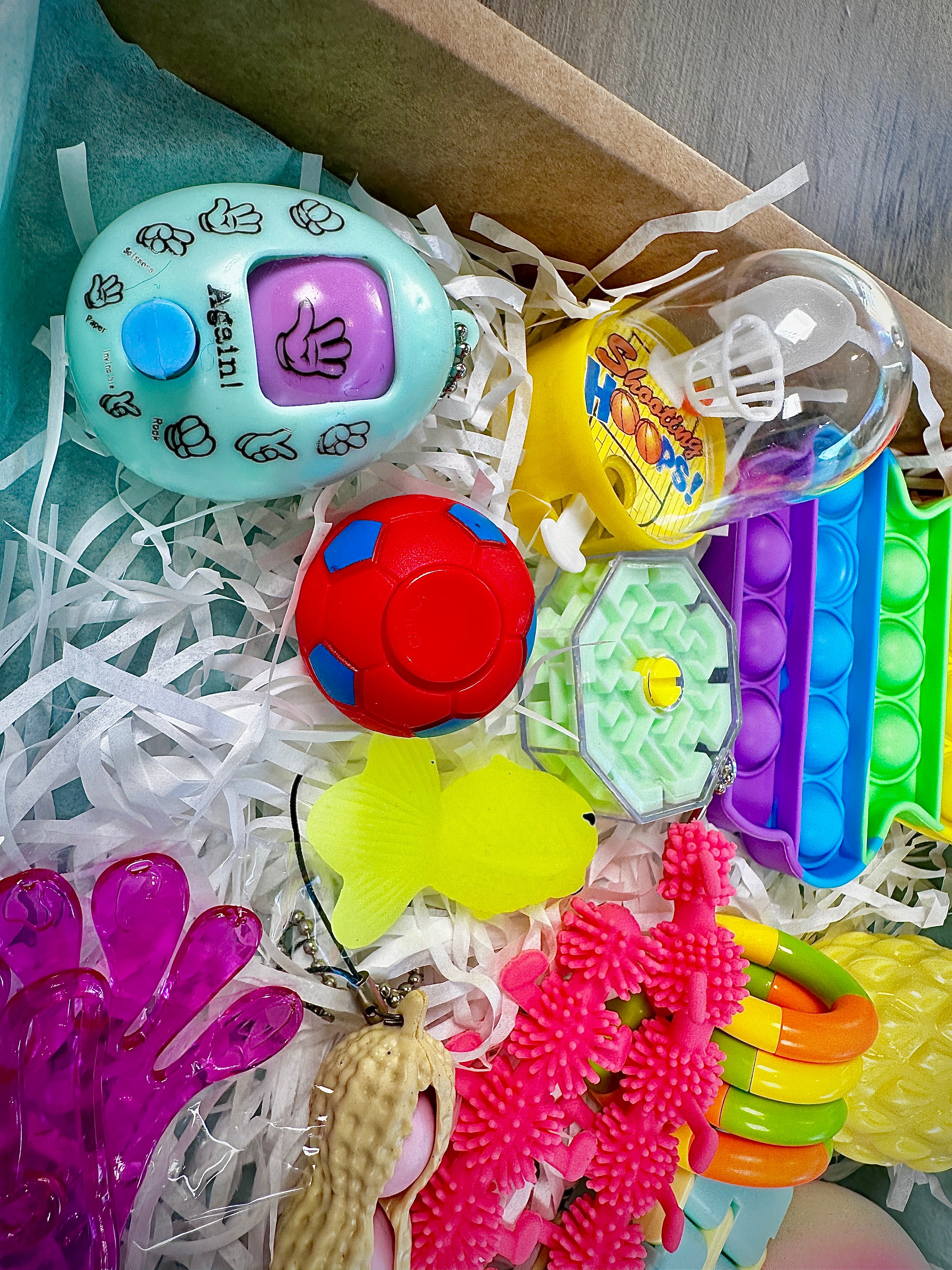 Little Squishers Fidget Toy Gift Box Containing 15, 10 or 5 Toys