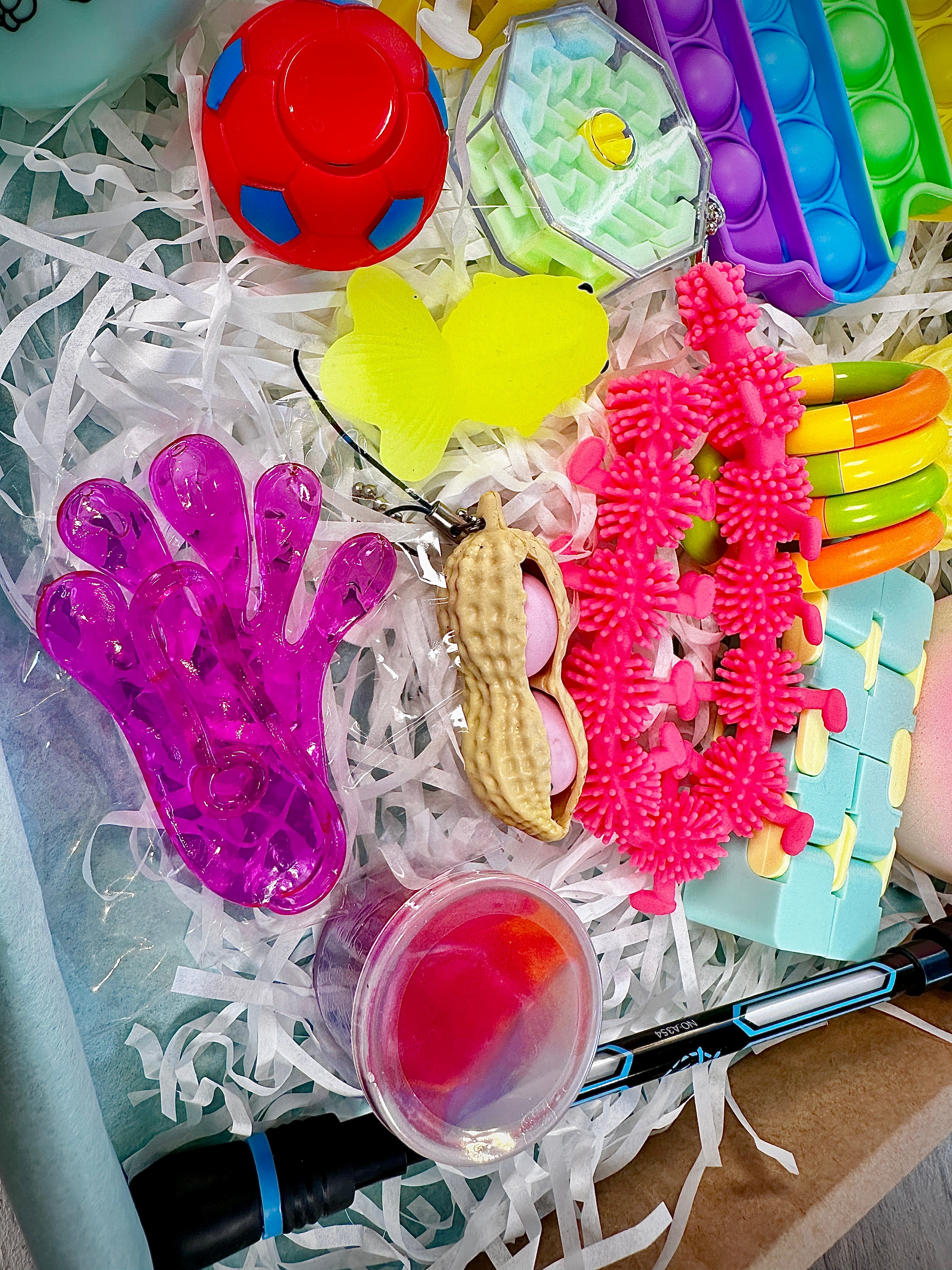 Little Squishers Fidget Toy Gift Box Containing 15, 10 or 5 Toys