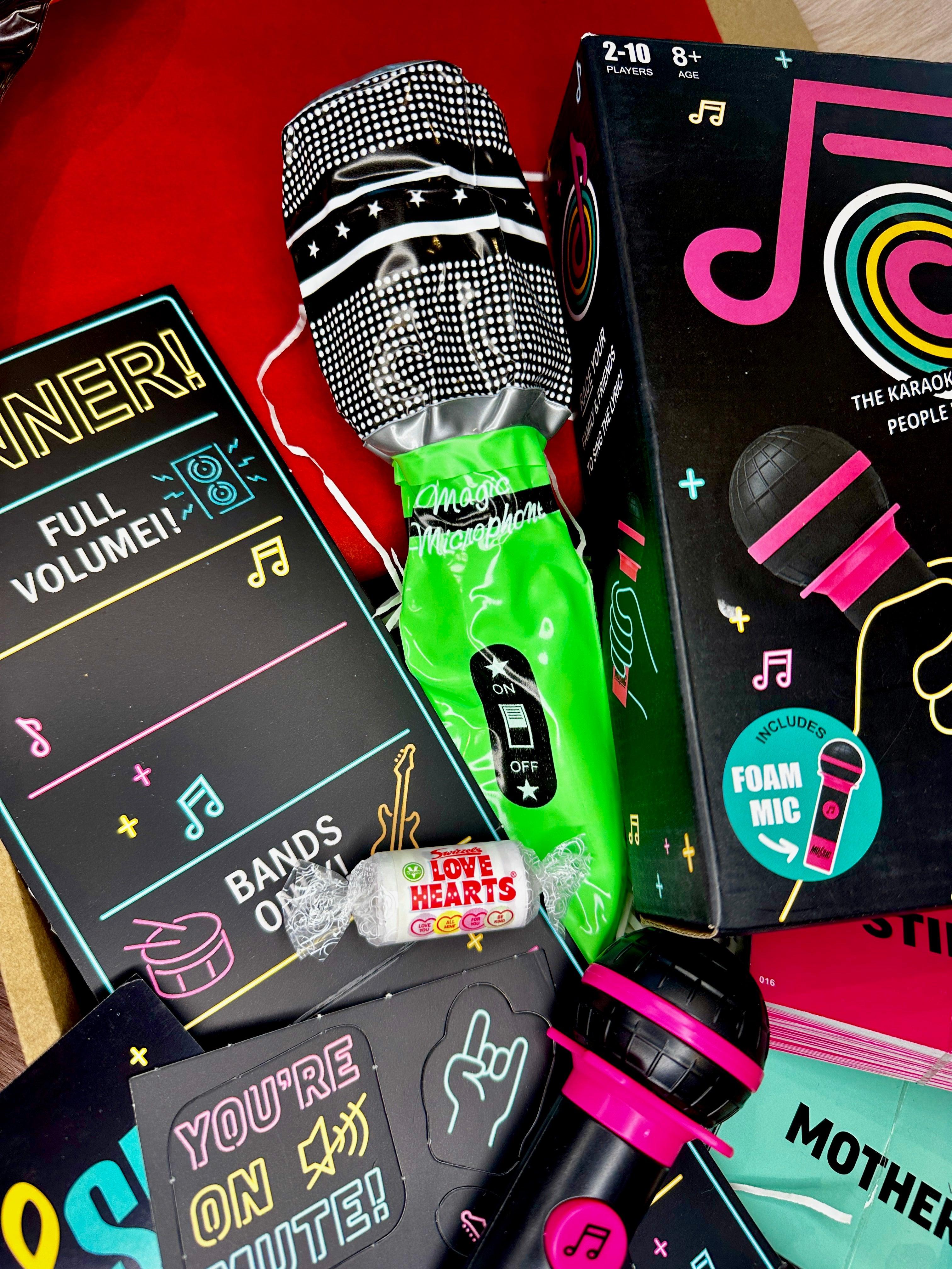 Karaoke Style Grab the Mic Date Night Gift Box