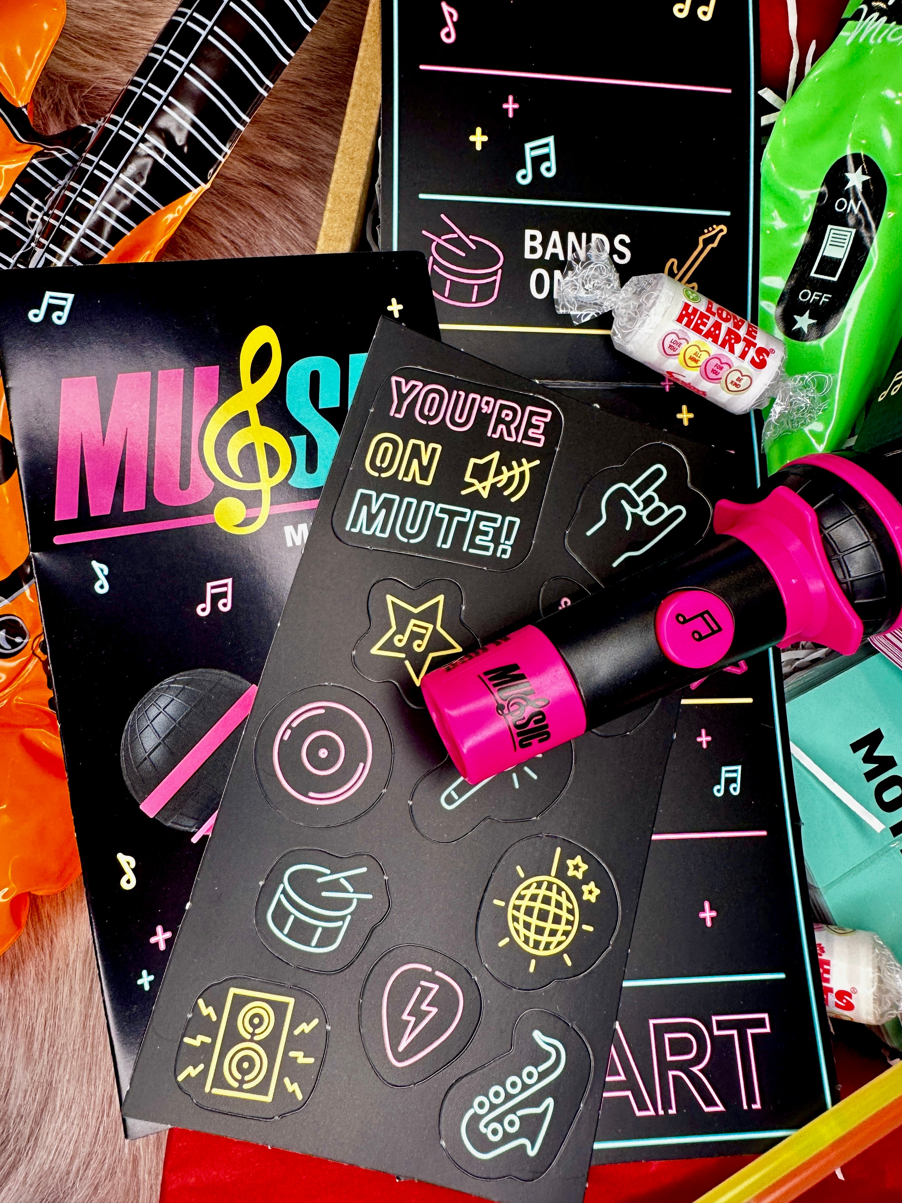 Karaoke Style Grab the Mic Date Night Gift Box