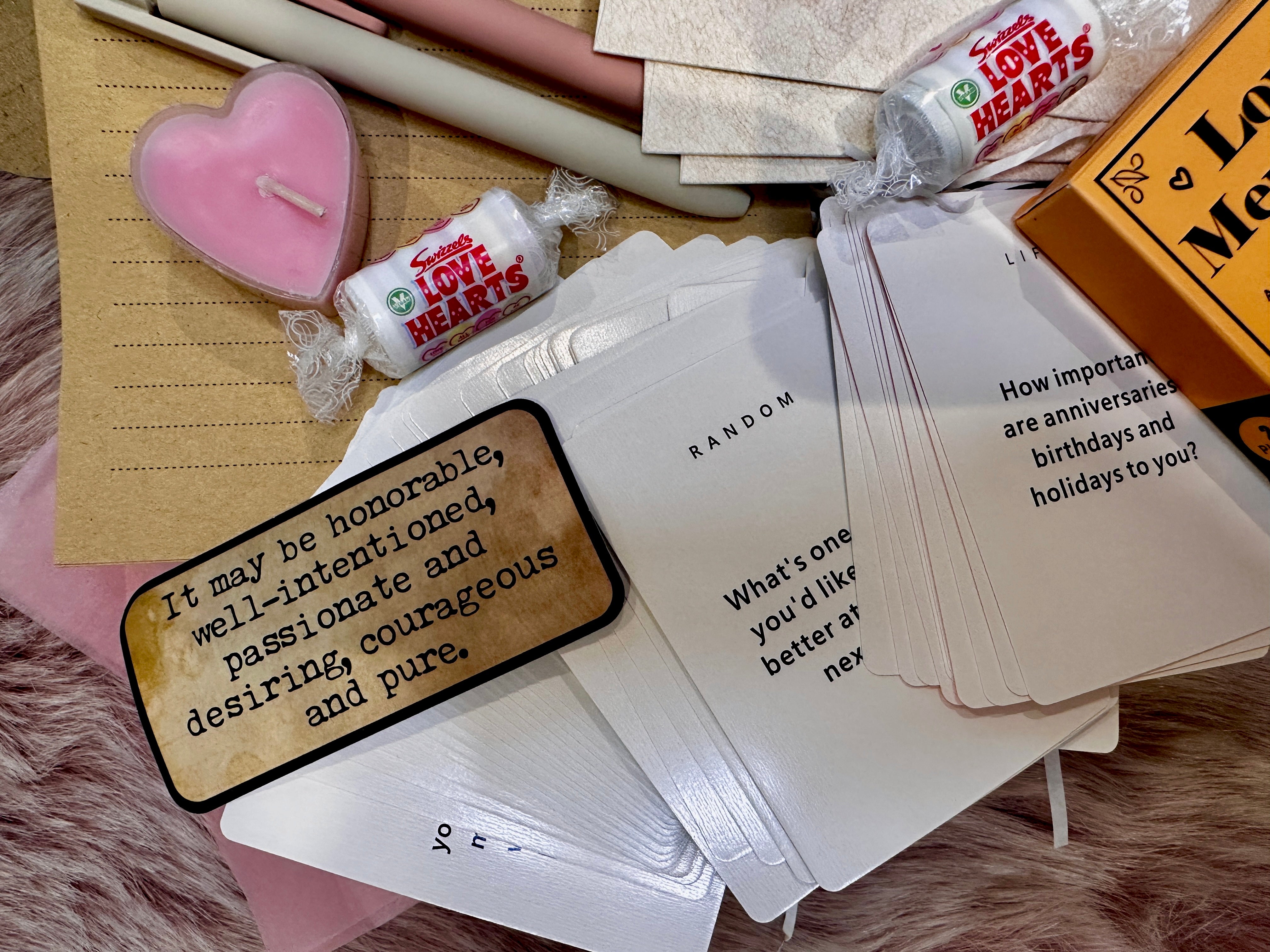 Love Letter Writing Date Night Gift Box